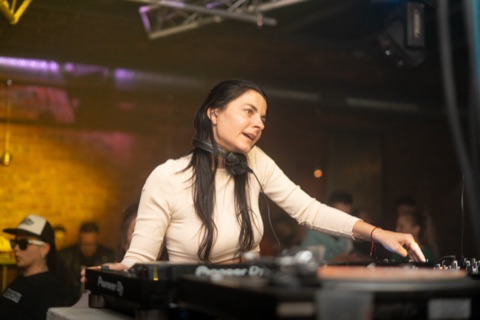 Filming DJ Beaty's 8-hour 360 set, April 2025
